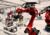 Roboty z Tianjinu mają pracować, nie pozować Roboty z Tianjinu na linii produkcyjnej SIASUN