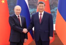 Wizyta Putina w Chinach. Co podpisały Pekin i Moskwa wizyta Putina w Chinach, Xi Jinping i Władimir Putin podpisują wspólne oświadczenie w Pekinie
