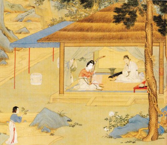 Tradycyjne instrumenty muzyczne Chin – od guqinu do erhu Tradycyjne instrumenty muzyczne Chin – artystka grająca na konghou
