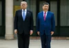 Xi Jinping rozpoczyna wizytę w USA. Rozmowy z Trumpem 24 września Xi Jinping i Donald Trump przed rozmowami o relacjach Chiny–USA
