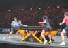 WTT China Smash ruszył w Pekinie. Światowa czołówka gra w dawnej hucie Yuan Licen i Wang Yidi podczas meczu miksta WTT China Smash 2026 w Shougang Park w Pekinie