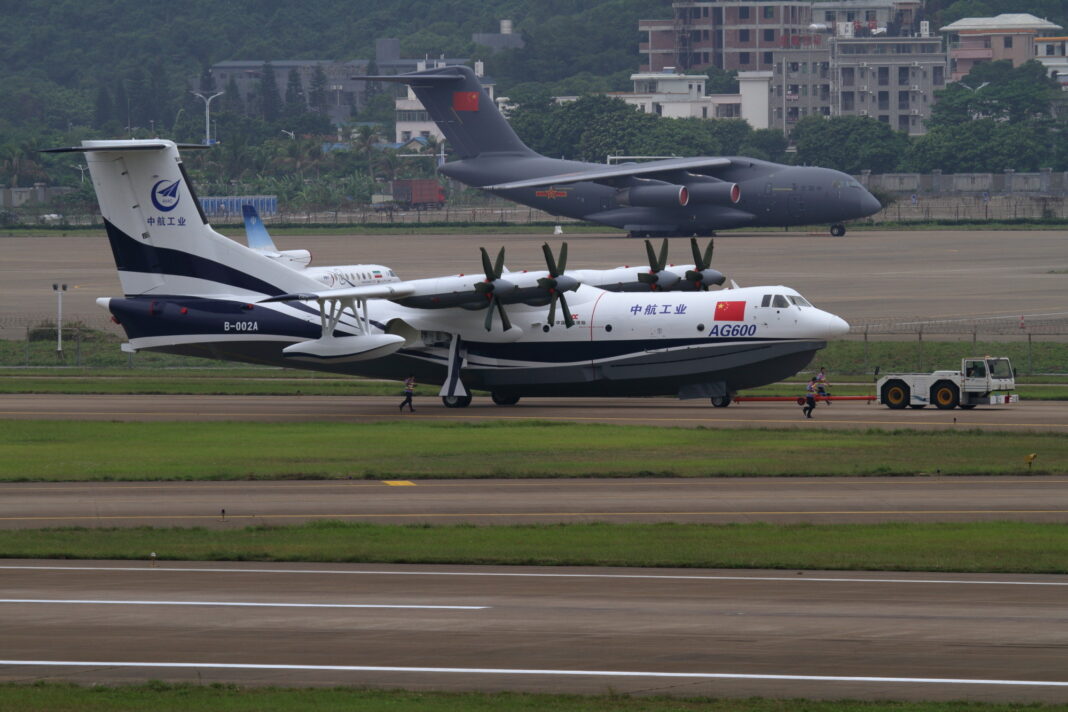 AVIC AG600 – Airshow China 2016 AG600 Kunlong podczas Airshow China 2016 — zdjęcie archiwalne